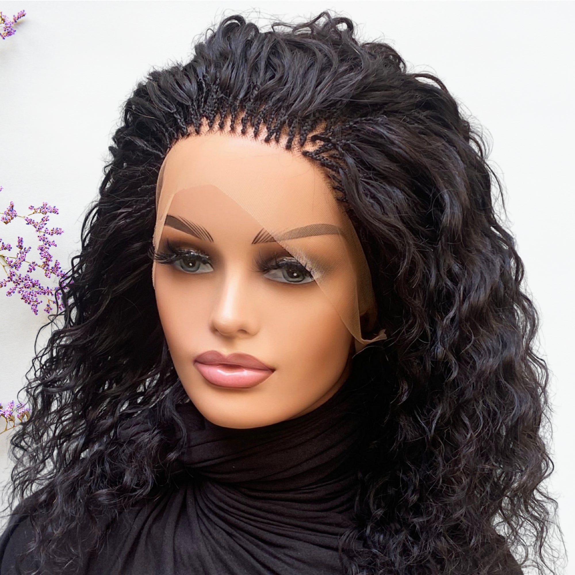 HUMAN HAIR LUXURY BRAIDED WIGS