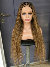 Boho Knotless Braids Wig on Full Lace Wig