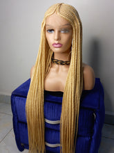 Blonde Cornrow Wig Box Braided Wigs For Black Women Available In Braided Lace Front & Full Lace Braid Wigs Glueless Cornrow Braided Wig