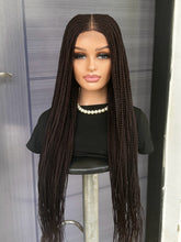 Cornrow Braided Wig – 2x6 Lace Front Wig with Baby Hair, Glueless Full Lace Install, Custom Handmade Protective Style for Black Women