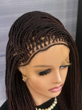 Customisable 30” Micro Braid Wig On Full Lace Glueless Braided Wig for Black Women, Custom Protective Style, Lightweight Natural Look