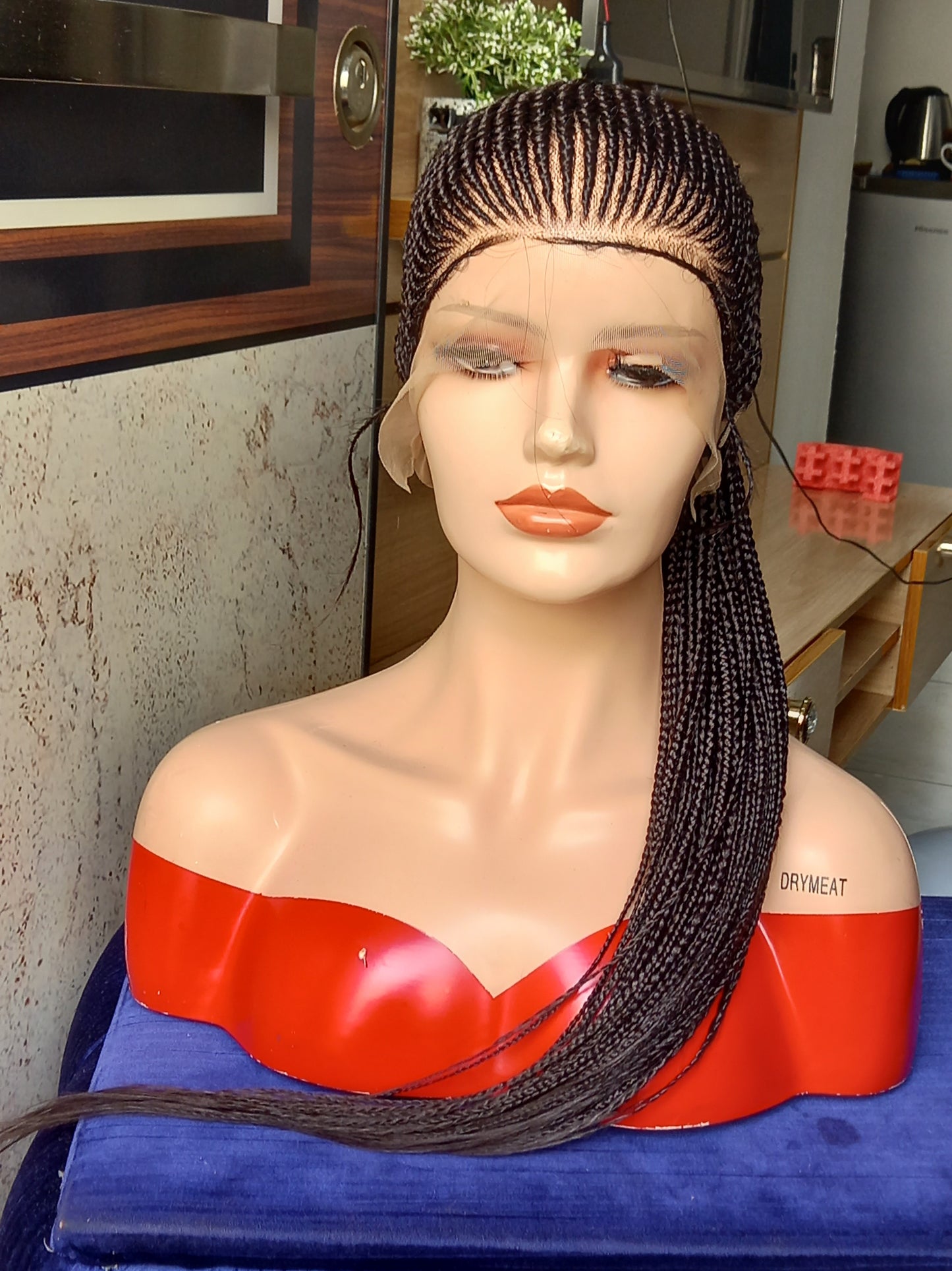 Shop the Best Shuku Updo Cornrow Braided Wig for Black Women in Multiple Colors with Free Shipping and Excellent Customer Service