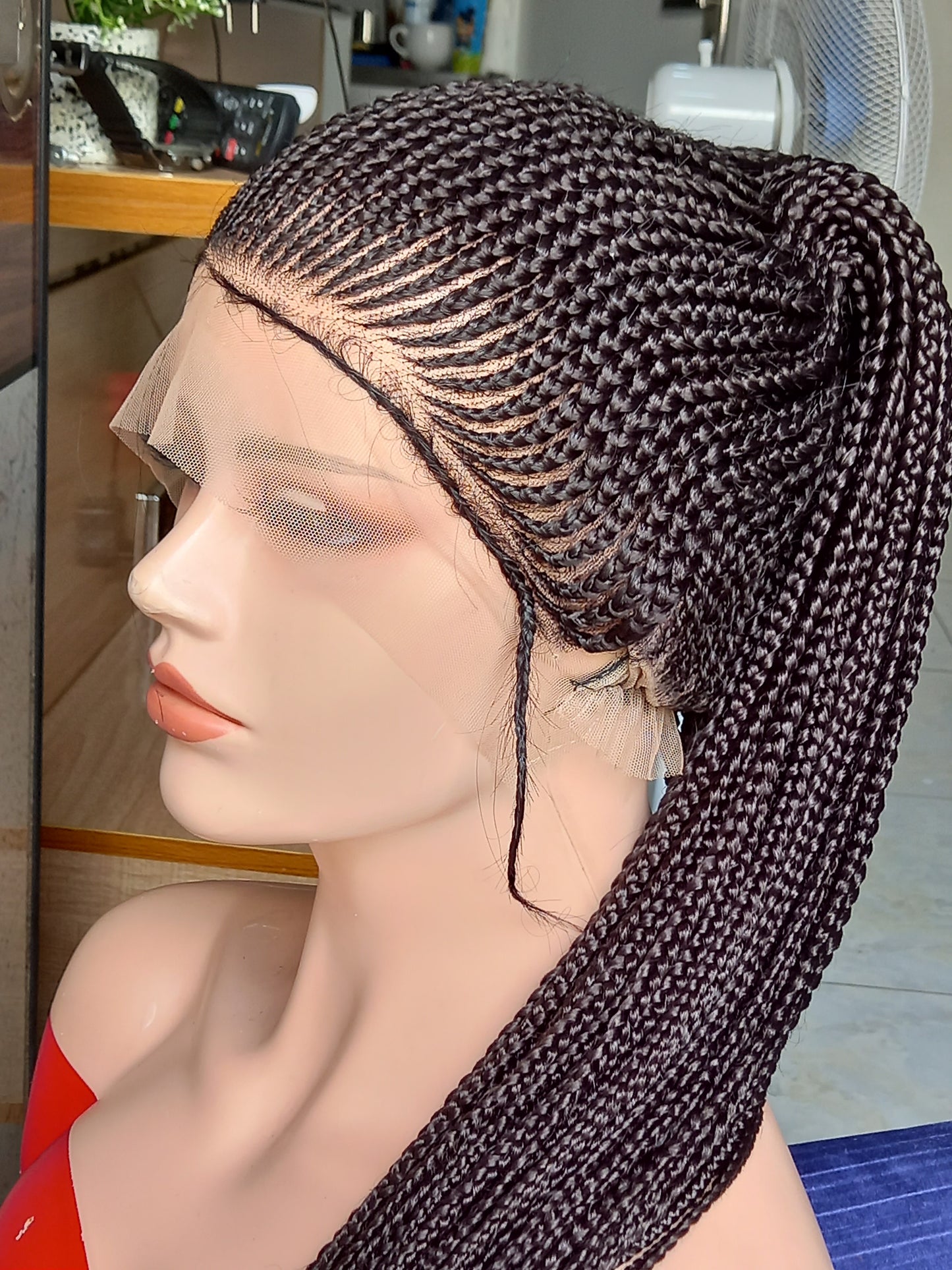 Shop the Best Shuku Updo Cornrow Braided Wig for Black Women in Multiple Colors with Free Shipping and Excellent Customer Service