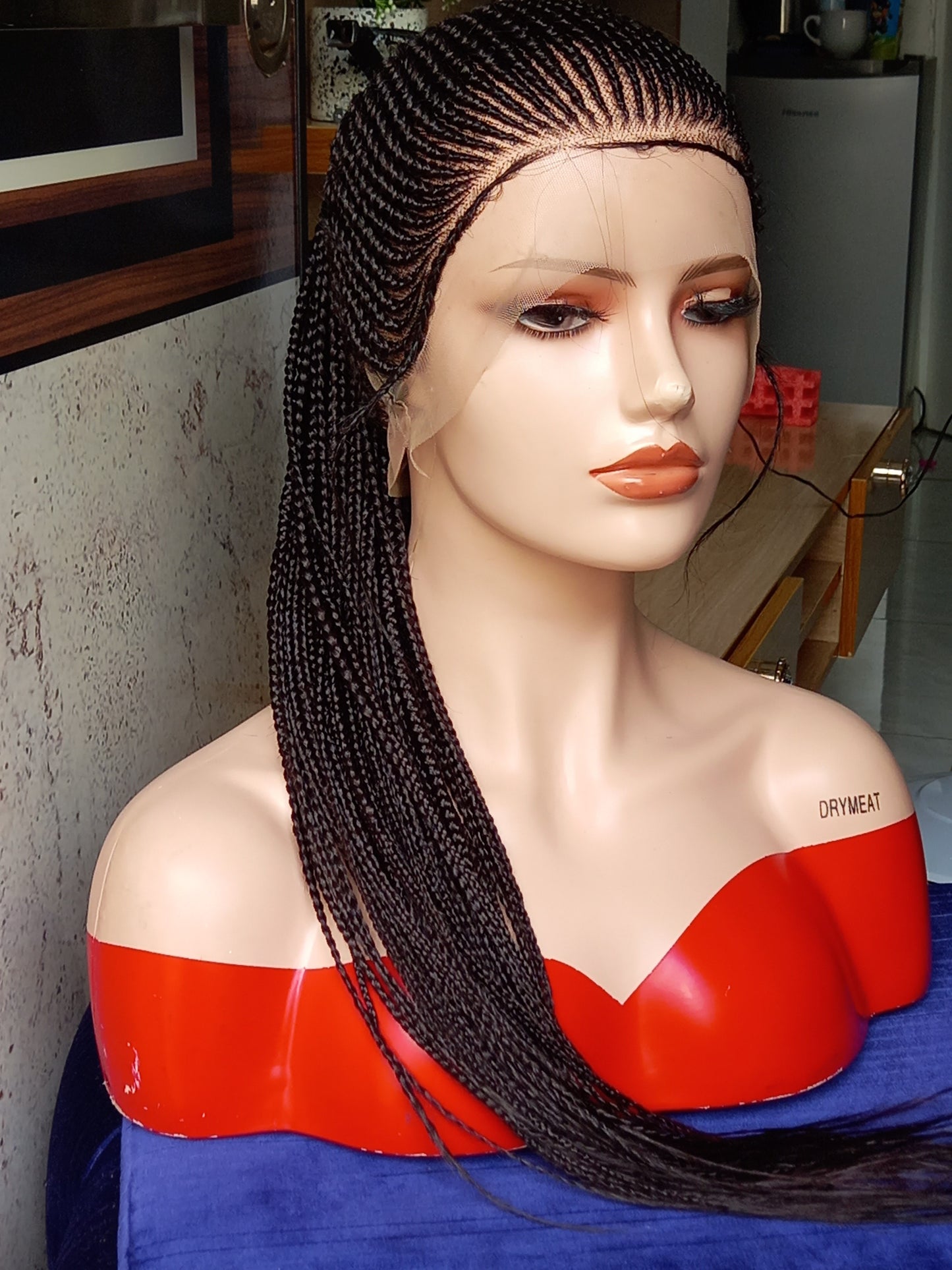 Shop the Best Shuku Updo Cornrow Braided Wig for Black Women in Multiple Colors with Free Shipping and Excellent Customer Service