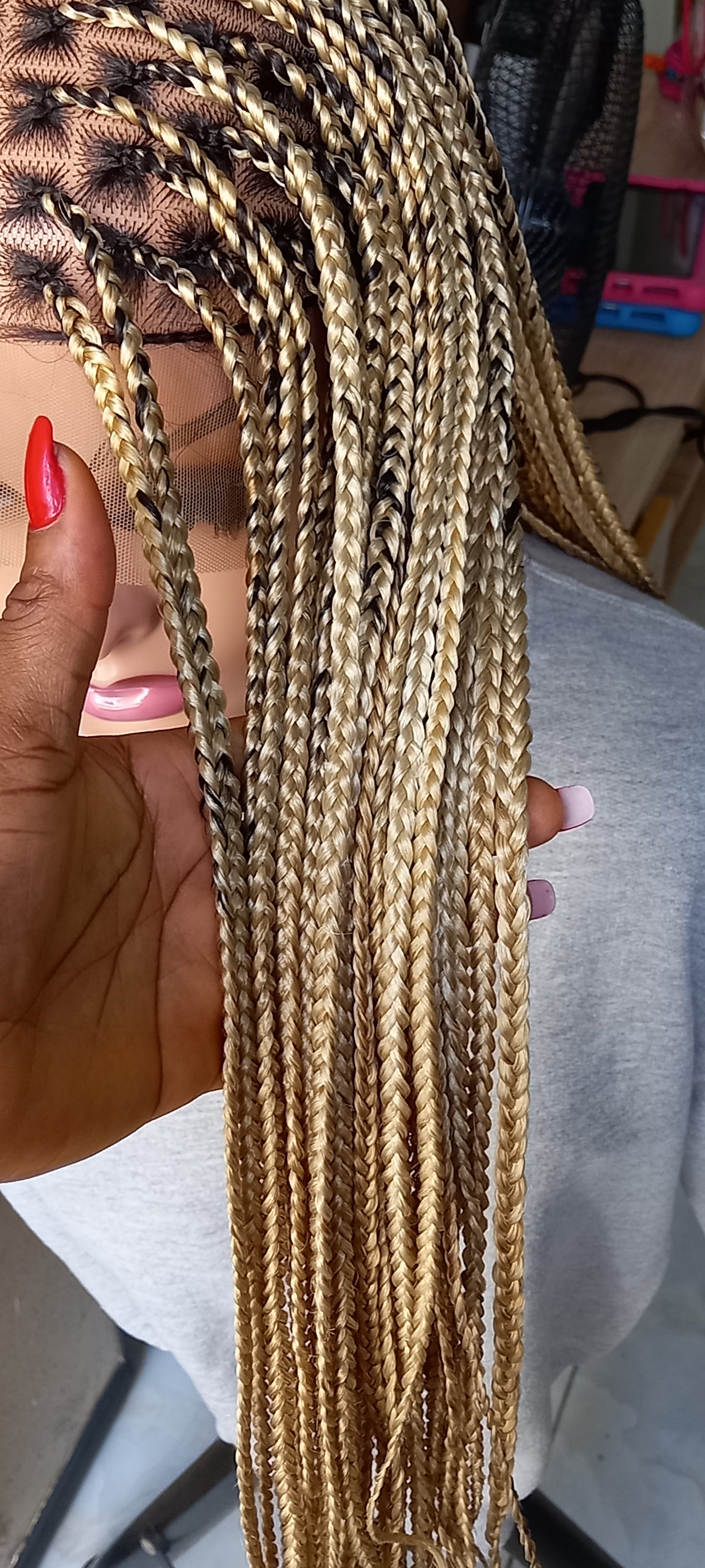 Knotless Braid Wig for Black Women on Full Lace Wig