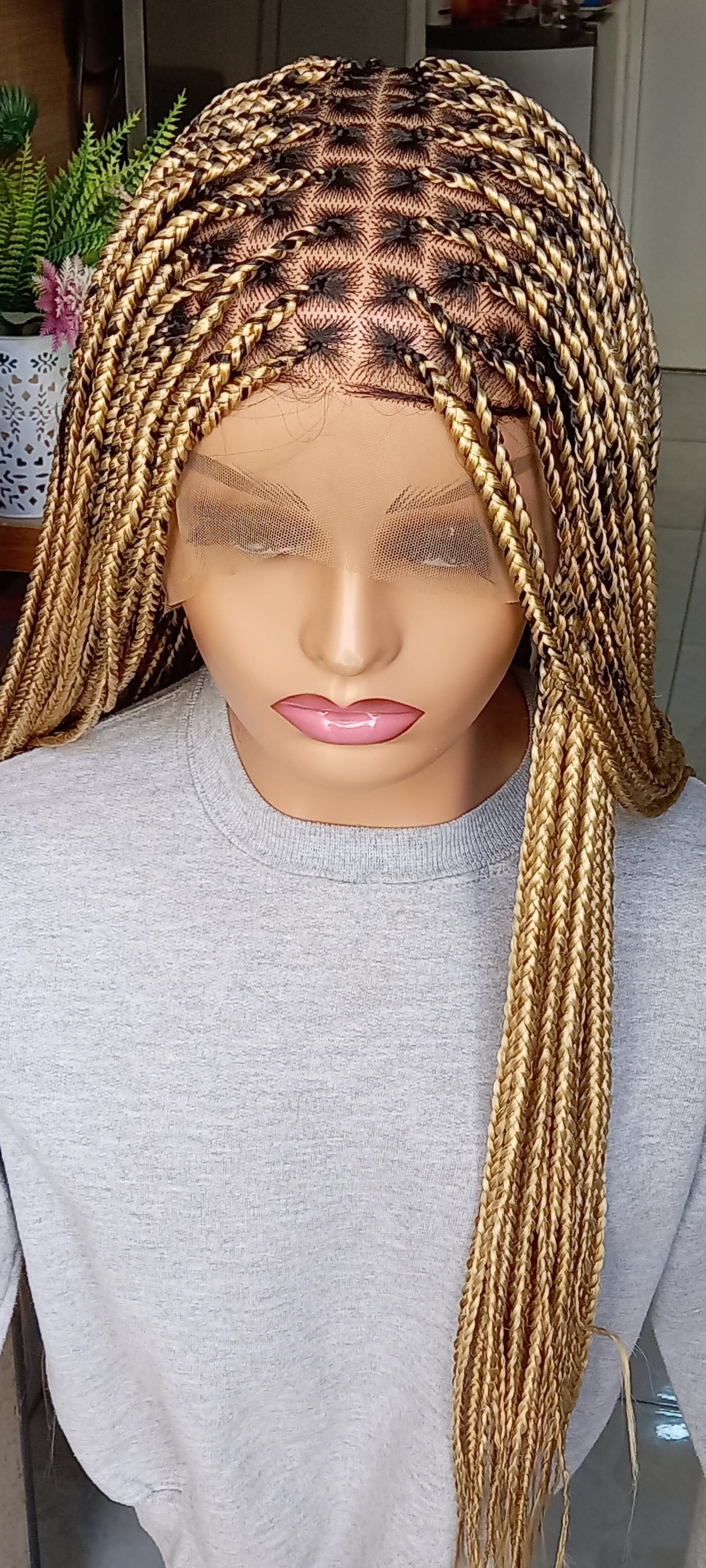 Knotless Braid Wig for Black Women on Full Lace Wig