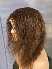 Human Hair braid wig