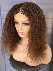 Human Hair braid wig