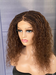 Human Hair braid wig