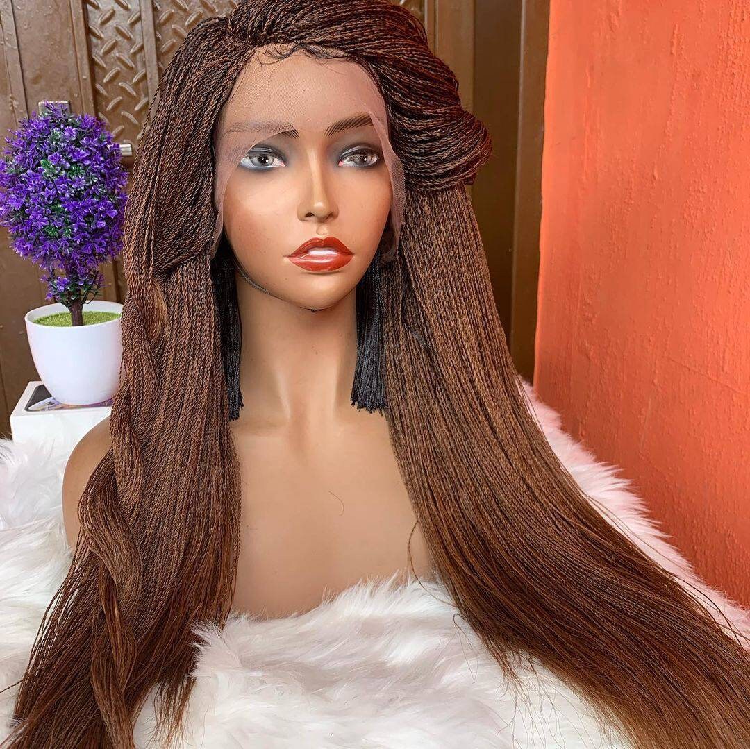 Micro braid wig, braided wig, micro braids full lace wig, full lace micro braid wig, lace front box braid wig, box braid full lace wig, wigs