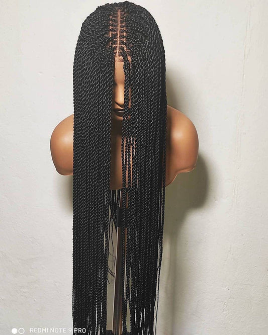 Senegalese twist wig, braided wig, box braids wig, braid wig, box braided wig,Full lace braid wig, braided wig for black women cornrows wig