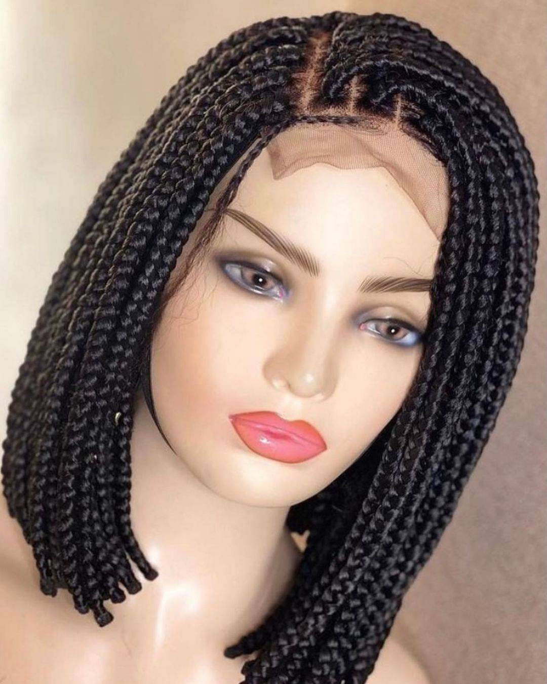 Bob box braid wig, Braided wig, Full lace wig, Lace front wig, Braid wig, Bob braid wig, short braid wig, box braid wig, braided bob wig