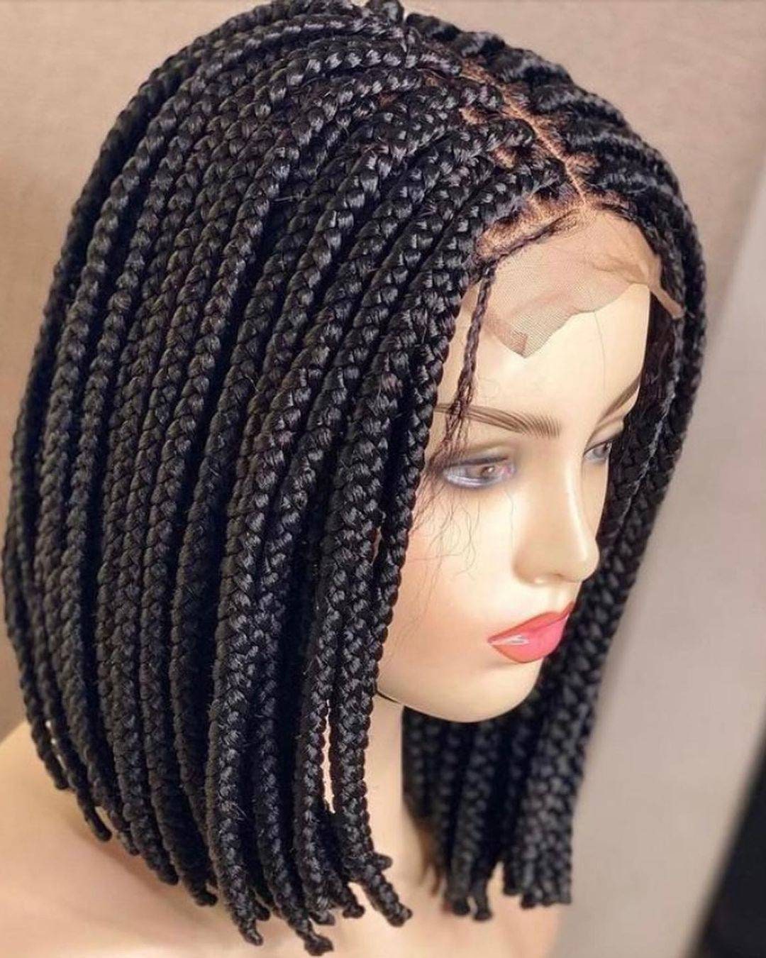 Bob box braid wig, Braided wig, Full lace wig, Lace front wig, Braid wig, Bob braid wig, short braid wig, box braid wig, braided bob wig