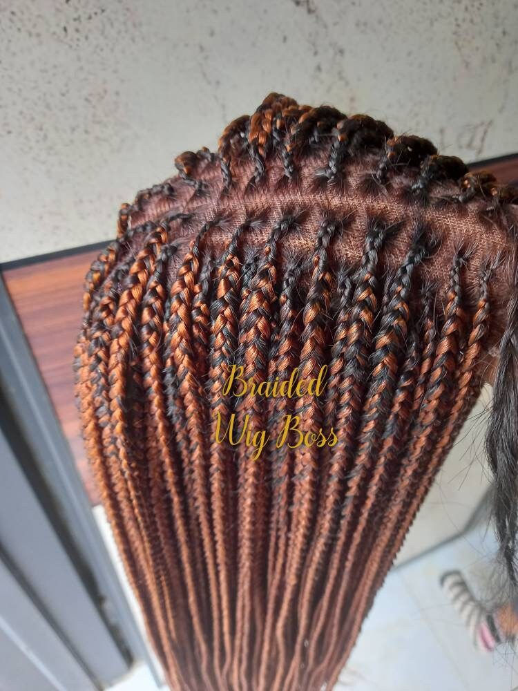 Knotless braids on a closure Braided wig braided lace front wigs Human hair wigs cornrow braided wig for black women braid wig knotless wig