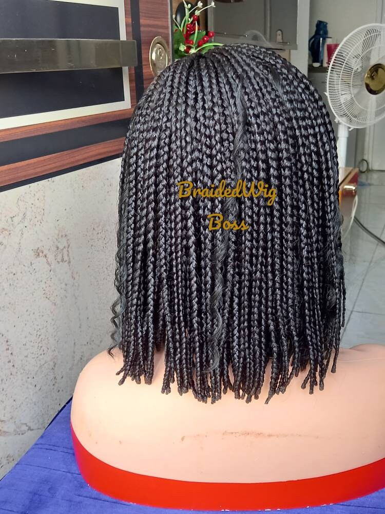 Short side part Boho box braid wigs for black women cornrows wig cornrow wigs knotless braids faux locs dreadlocks lace wig braided wig