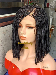 Short side part Boho box braid wigs for black women cornrows wig cornrow wigs knotless braids faux locs dreadlocks lace wig braided wig