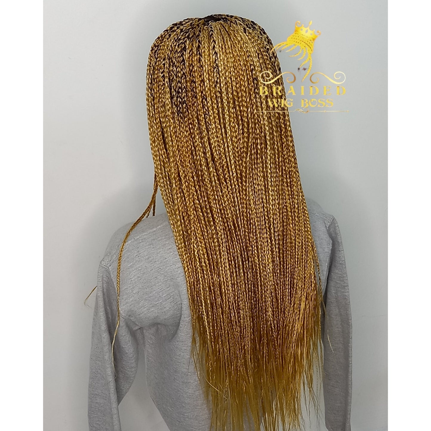 Blonde Knotless Braid Wig for Black Women, 13*6 Lace Front & Full Lace, Synthetic Heat Resistant Box Braided Wig in Various Colors/Lengths