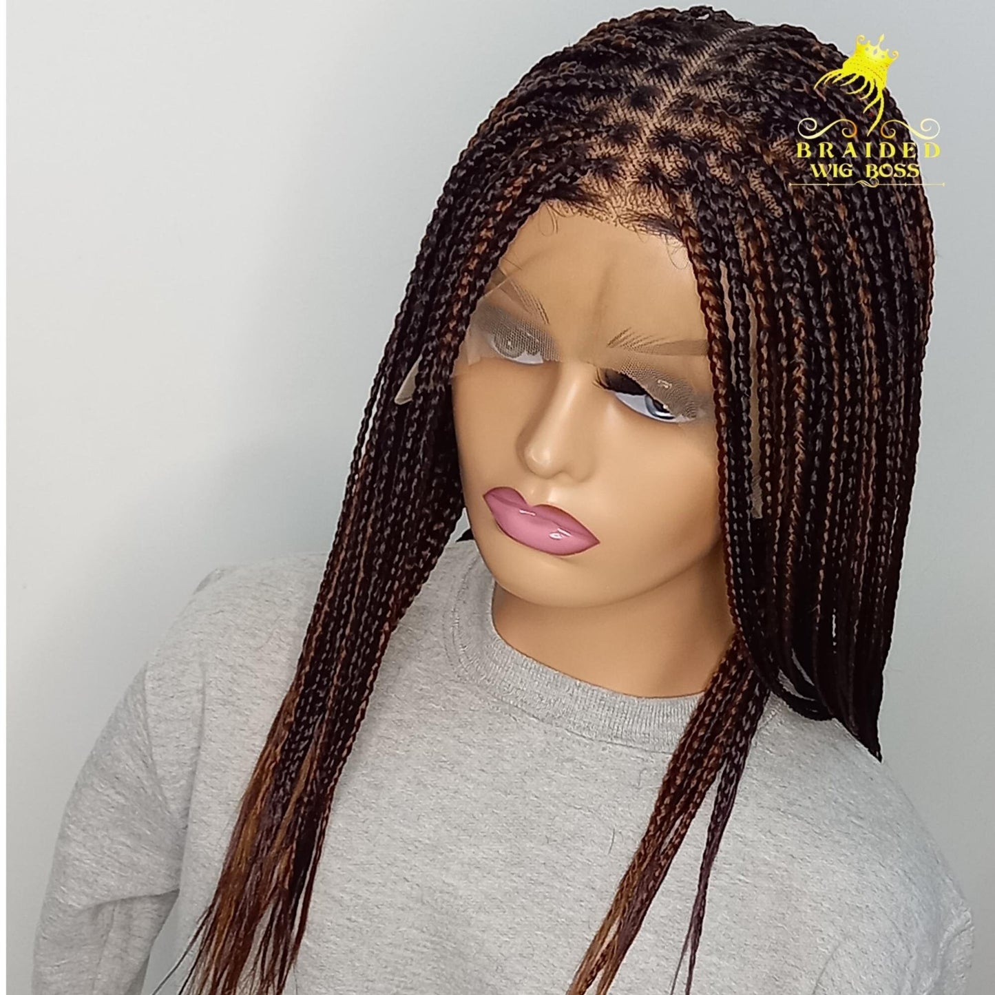 Knotless Braids Wig - Full Lace & Lace Frontal - 30/33 Mix - All Lengths - For Black Women