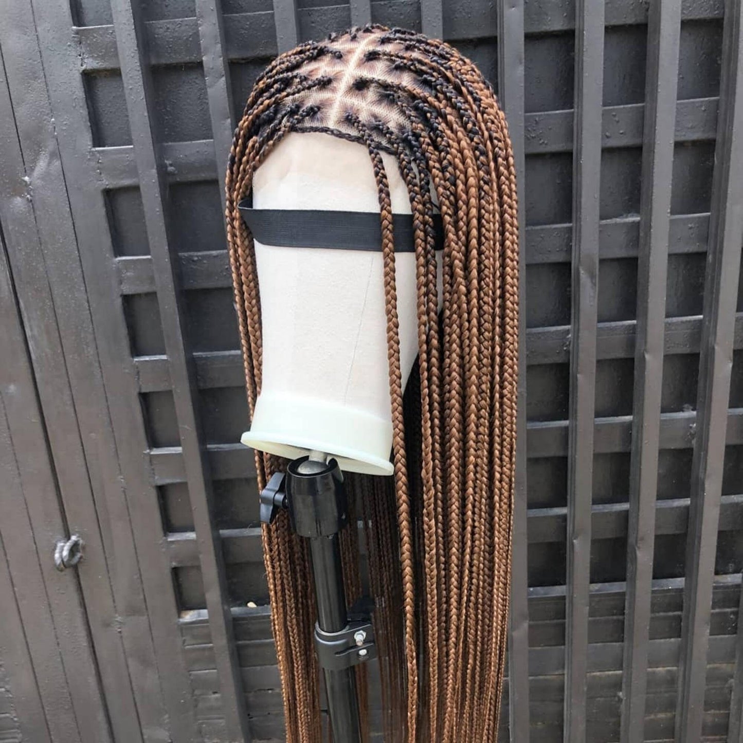 Knotless braids on a closure Braided wig braided lace front wigs Human hair wigs cornrow braided wig for black women braid wig knotless wig