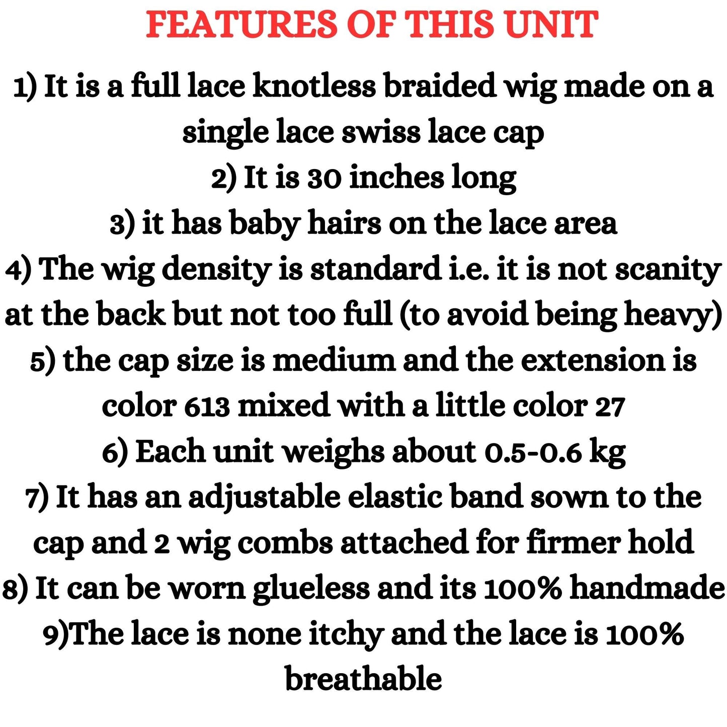 Braided Wig Knotless Braid Wig Braided Wigs for black women Full lace wigs Braided Lace Front Wig Box Braid Wig Box braided wig Cornrow wig