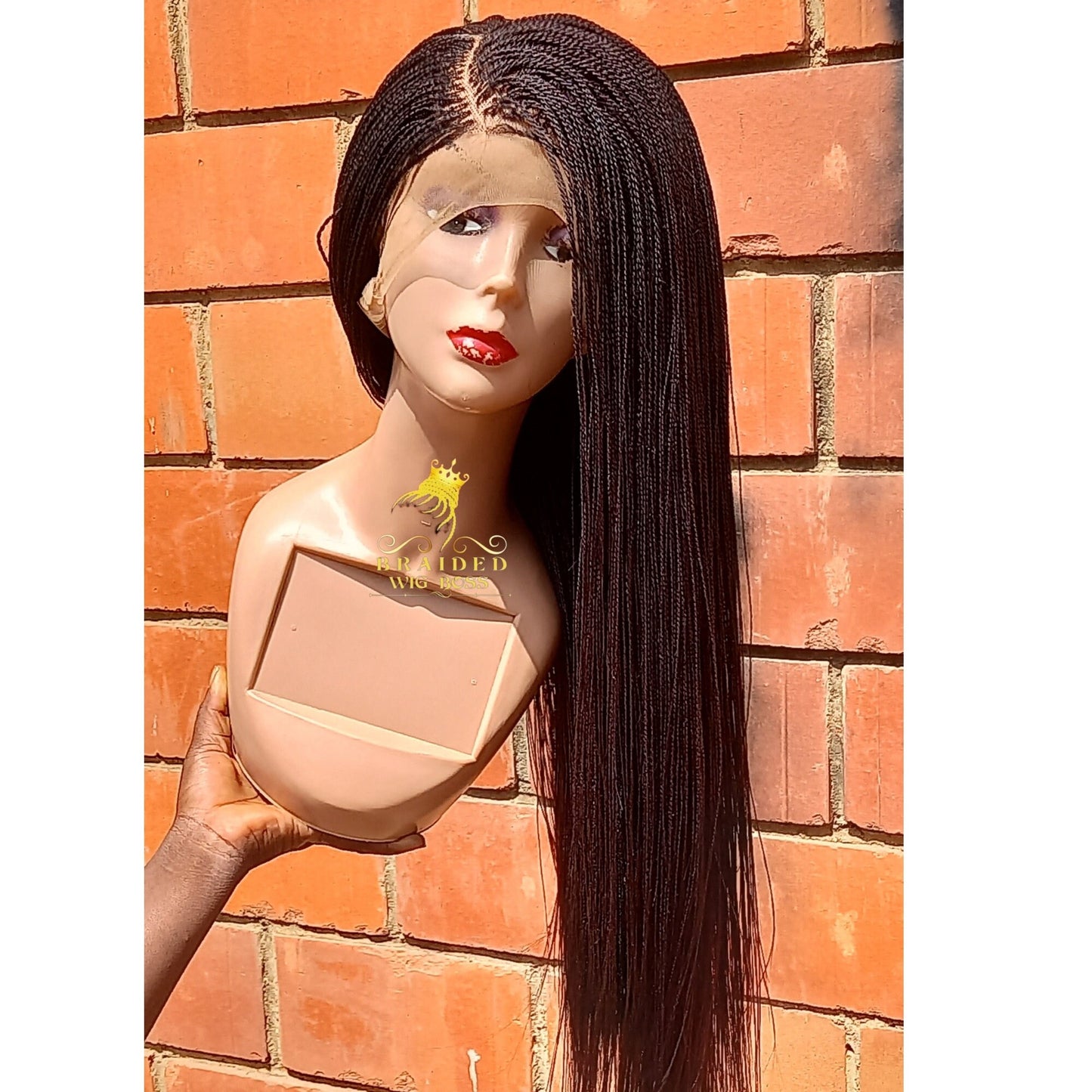 New Micro Twist Wig Available on Full Lace Wig & Braided Lace Front Wigs Micro Braided Wigs For Black Women Micro Million Twist Wig