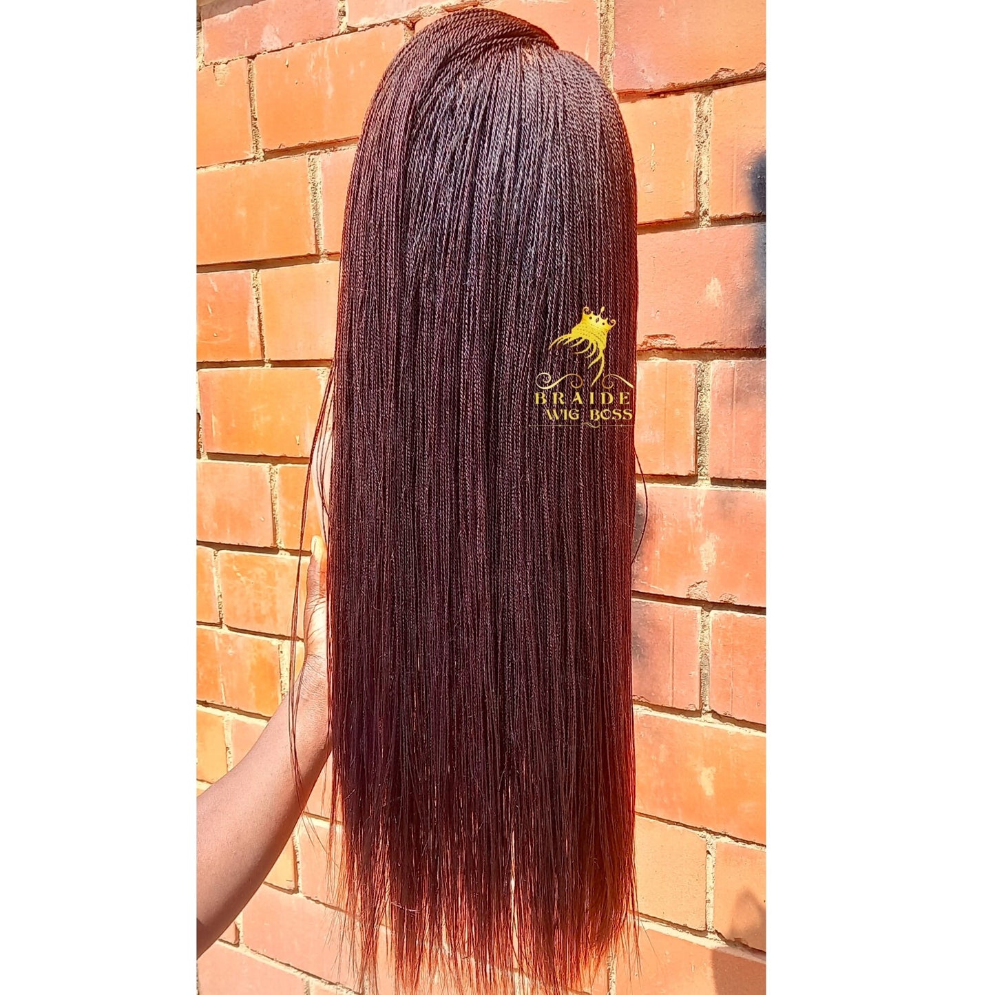 New Micro Twist Wig Available on Full Lace Wig & Braided Lace Front Wigs Micro Braided Wigs For Black Women Micro Million Twist Wig