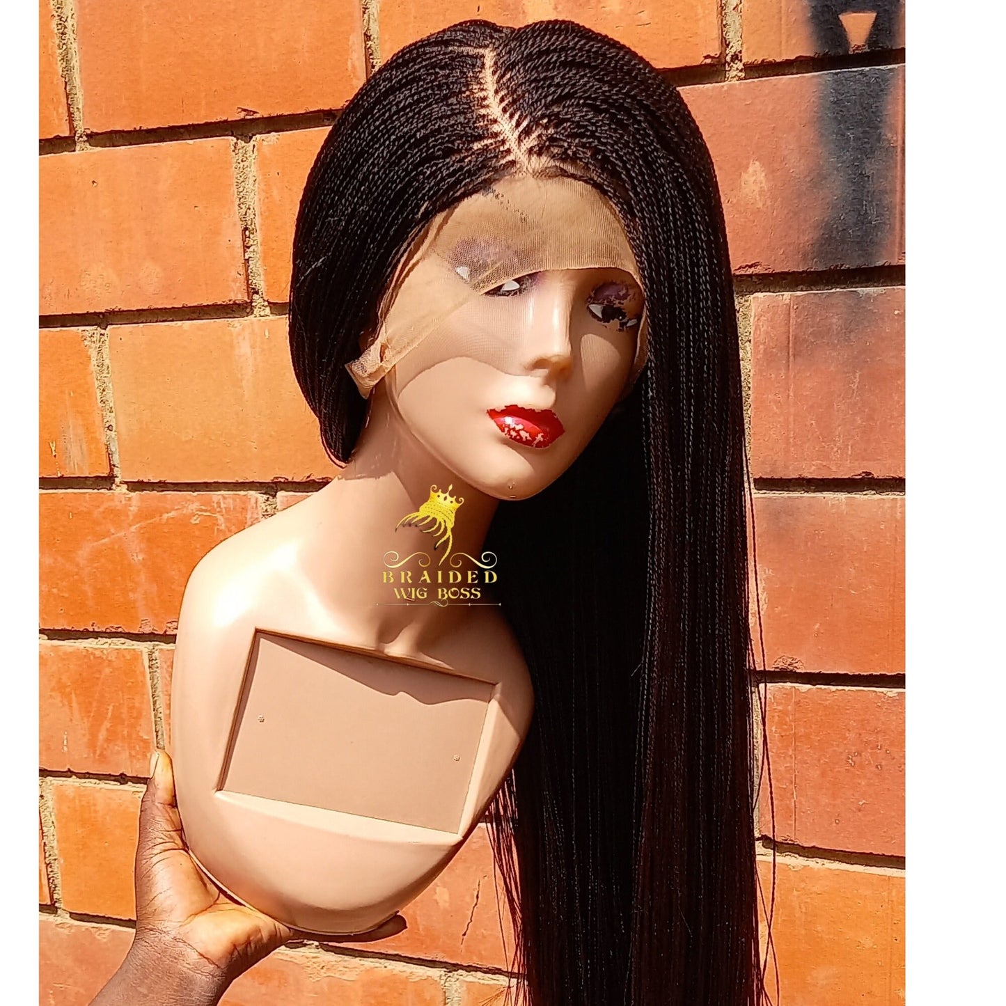 New Micro Twist Wig Available on Full Lace Wig & Braided Lace Front Wigs Micro Braided Wigs For Black Women Micro Million Twist Wig