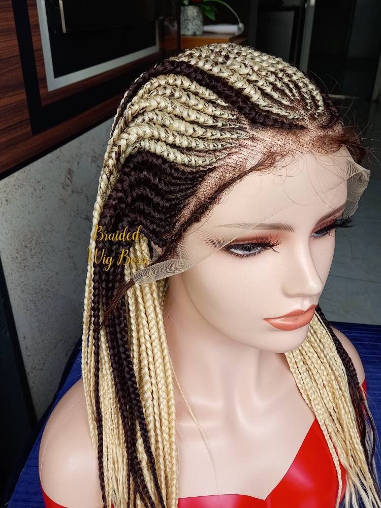 Braided Wig, Full Lace Wig, Lace Front Wig, Wigs, Cornrow Wig, Braided Wigs, Free Shipping, cornrow braided lace wigs, cornrow braided wigs