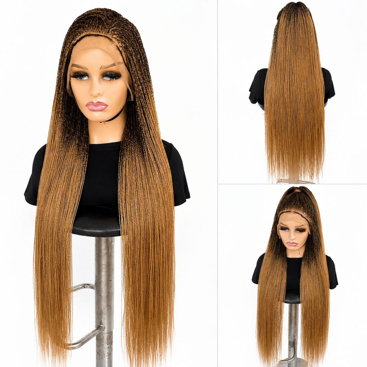 40 inches Micro Twist Wig on Full Lace Wig Color 27