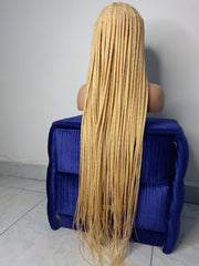 Blonde Cornrow Wig Box Braided Wigs For Black Women Available In Braided  Lace Front & Full Lace Braid Wigs Glueless Cornrow Braided Wig