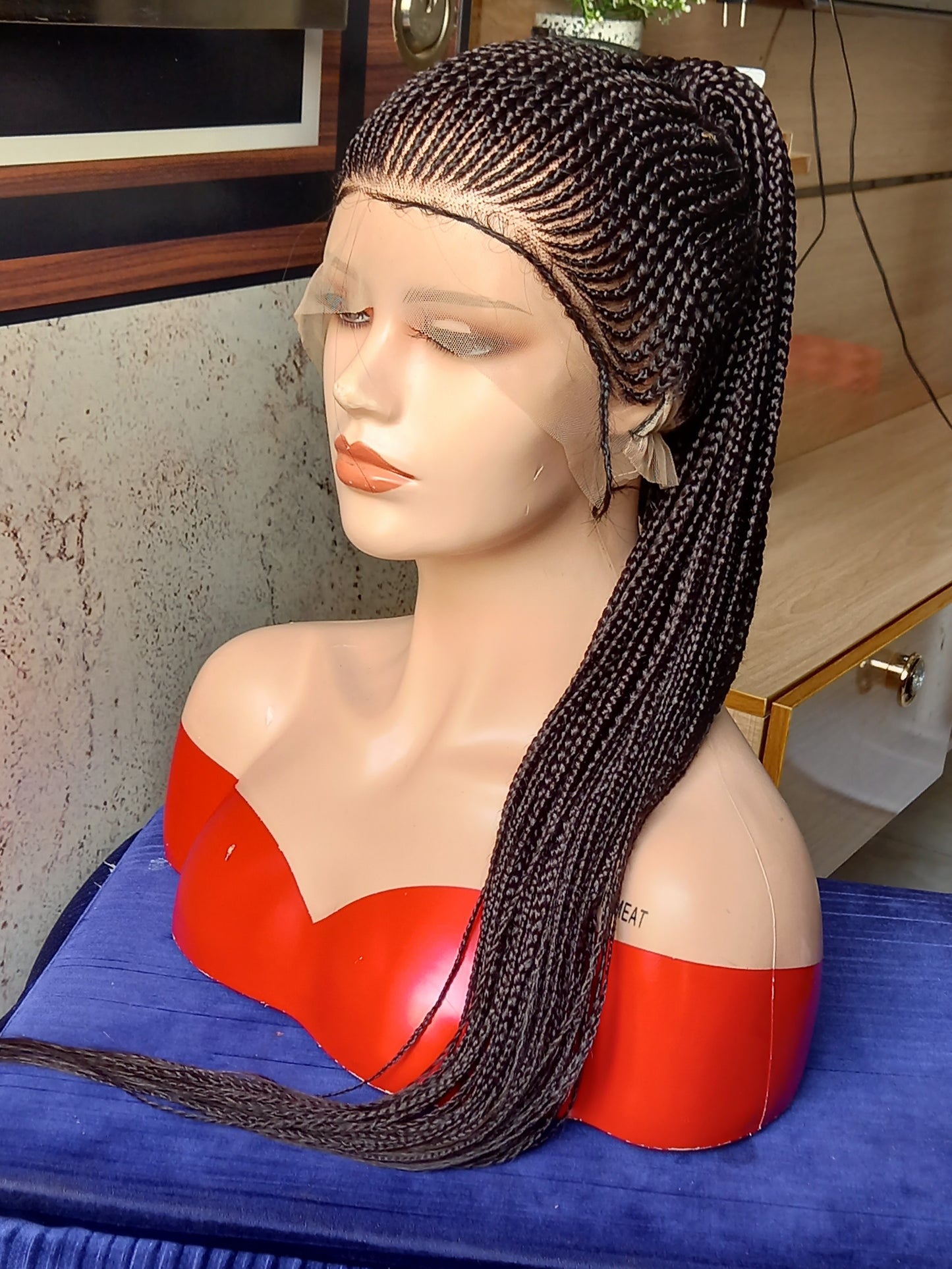 Shop the Best Shuku Updo Cornrow Braided Wig for Black Women in Multiple Colors with Free Shipping and Excellent Customer Service