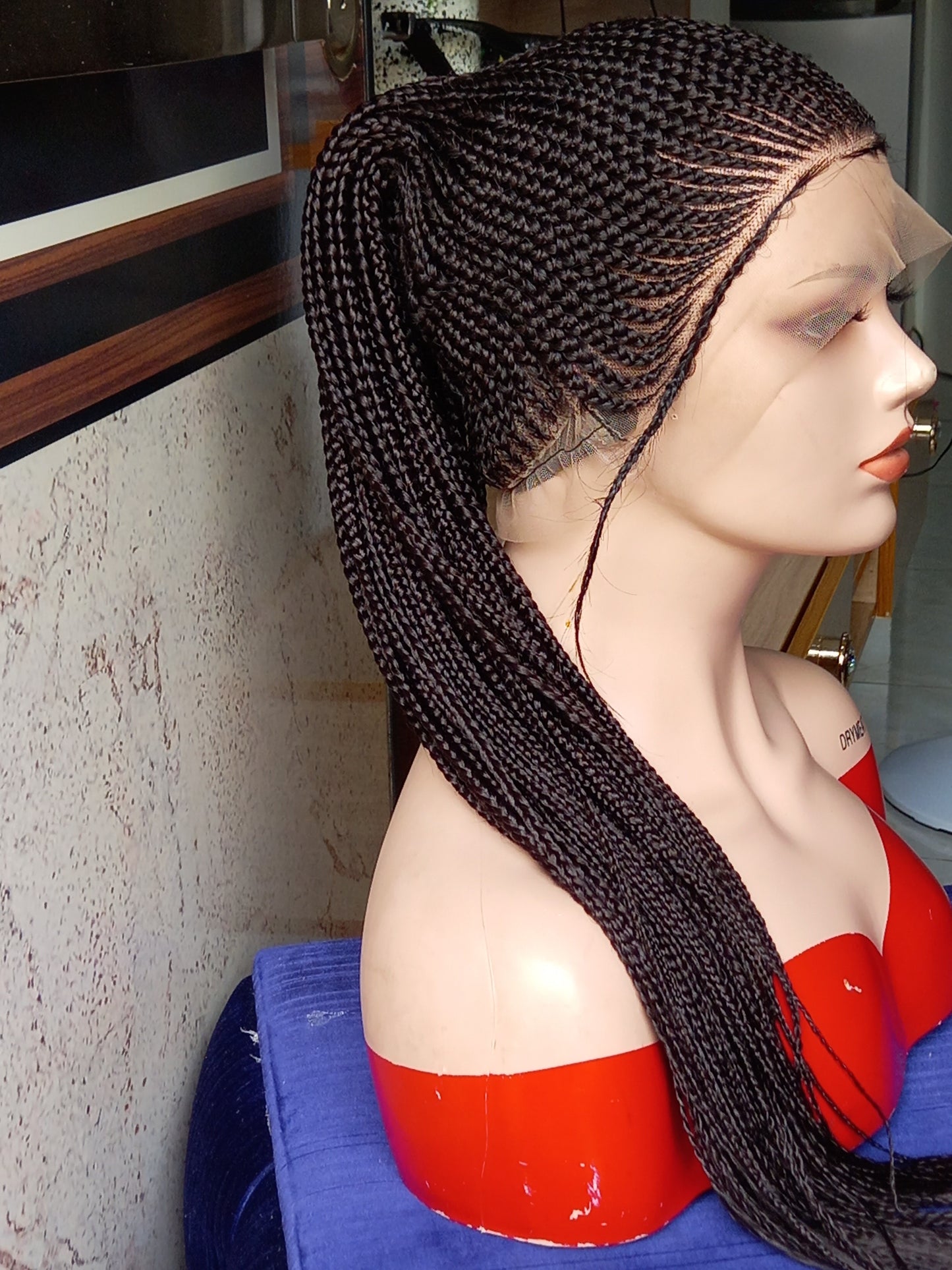 Shop the Best Shuku Updo Cornrow Braided Wig for Black Women in Multiple Colors with Free Shipping and Excellent Customer Service