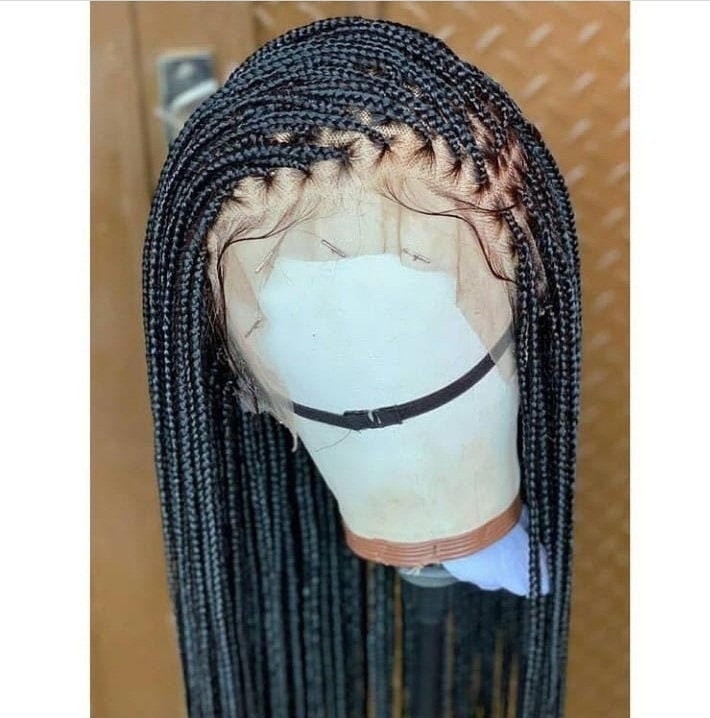 Ready to ship Knotless Braided wigs for black women Box braid wig lace front box braided wig full lace wig knotless braid wig dreadlocks wig