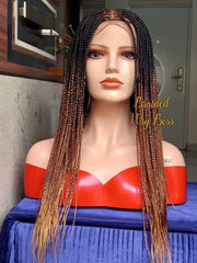 Knotless wig full lace, box Braid full lace Wig, Braided Wigs for black women, Knotless Box Braid Wig, Box, lace front box braid wig, wigs - BRAIDED WIG BOSS
