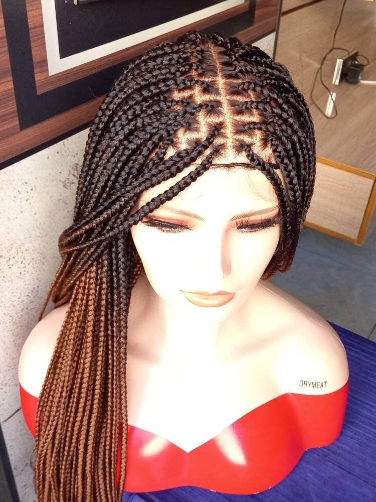 Knotless wig full lace, box Braid full lace Wig, Braided Wigs for black women, Knotless Box Braid Wig, Box, lace front box braid wig, wigs