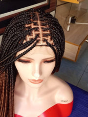 Knotless wig full lace, box Braid full lace Wig, Braided Wigs for black women, Knotless Box Braid Wig, Box, lace front box braid wig, wigs - BRAIDED WIG BOSS