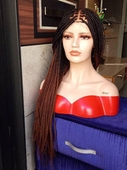 Knotless wig full lace, box Braid full lace Wig, Braided Wigs for black women, Knotless Box Braid Wig, Box, lace front box braid wig, wigs - BRAIDED WIG BOSS