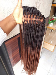Knotless wig full lace, box Braid full lace Wig, Braided Wigs for black women, Knotless Box Braid Wig, Box, lace front box braid wig, wigs - BRAIDED WIG BOSS